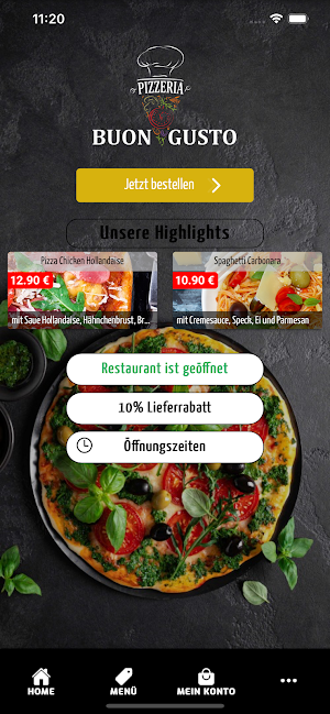 Pizzeria Buon Gusto Screenshot 0