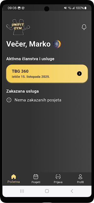 UnifitGym Screenshot 1
