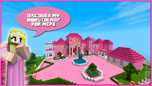 Map Pink Princess House for MCPE Screenshot 0