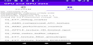 system, CPU, battery and Apps Screenshot 0
