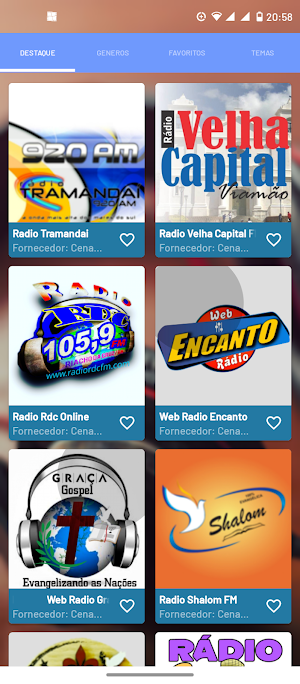 Cena Rádios Screenshot 2