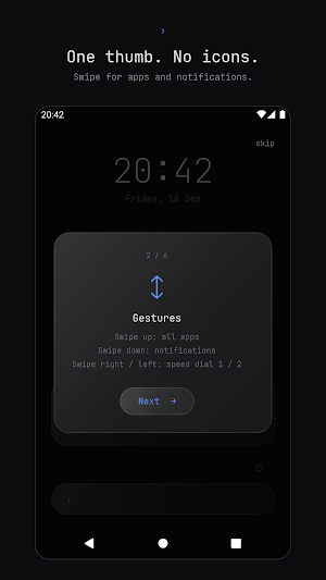 VOID: Minimal Text Launcher Screenshot 2
