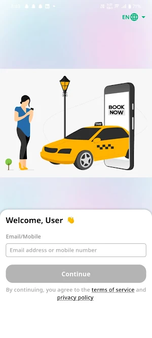 My Ride: Taxi Booking App Screenshot 3