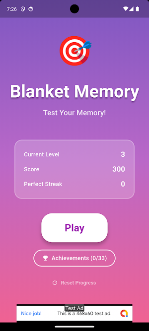 PG Blanket Memory Screenshot 0