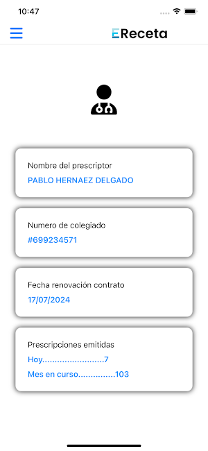 EReceta Prescriptores Screenshot 3
