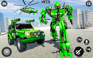 US Army Robot Helicopter Transform War Screenshot 1