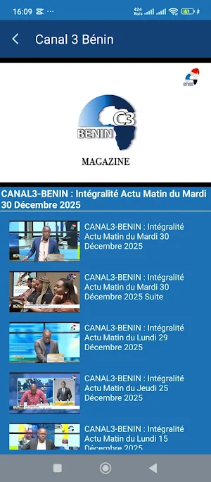 Canal3 Bénin Screenshot 3