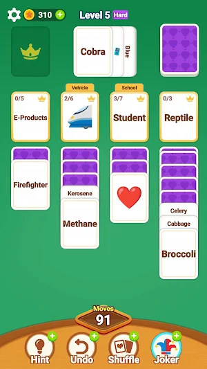 Card Sort Jam-Word Association Screenshot 2