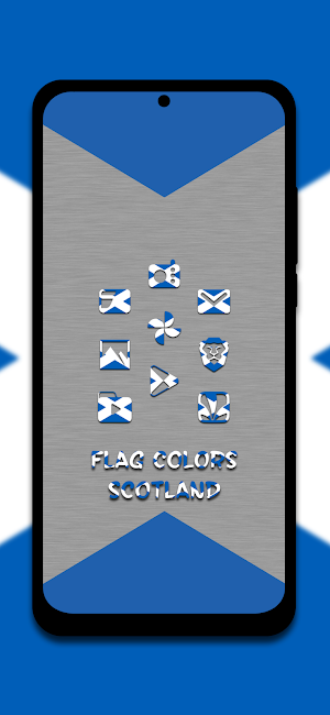 Scotland - Flag Colors Icons Screenshot 1