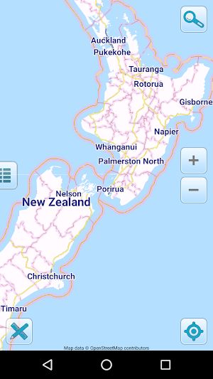 Map of New Zealand offline Screenshot 0