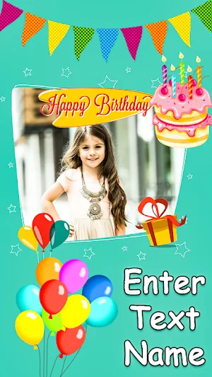 Birthday Photo Frame Maker App Screenshot 0