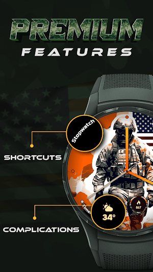USA Military Watch Faces: Army Screenshot 1
