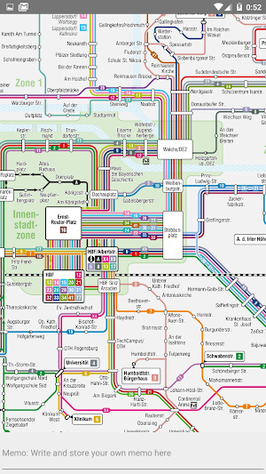 REGENSBURG TRAIN BUS MAP Screenshot 2