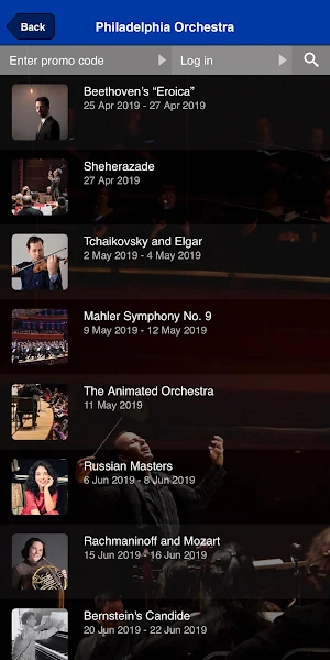 The Philadelphia Orchestra Screenshot 1