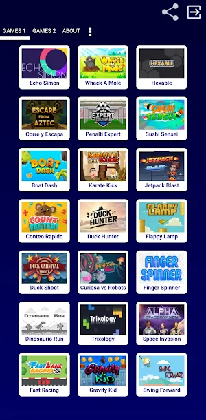 DUXI GAMES - Classic Games Screenshot 1