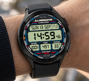 ILLUMINATOR: Retro Watch Face Screenshot 1