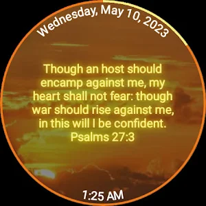 My Strength Bible Watch Face Screenshot 2