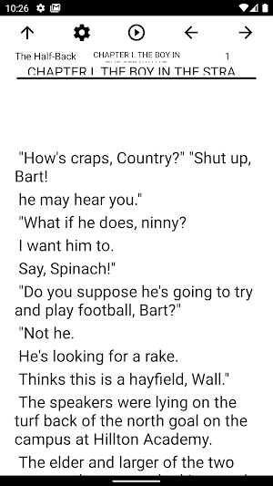 Book, The Half-Back Screenshot 1