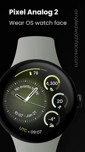 Pixel Analog 2 Watch Face Screenshot 0