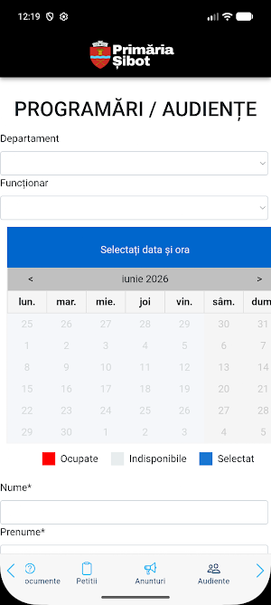 Șibot App Screenshot 2