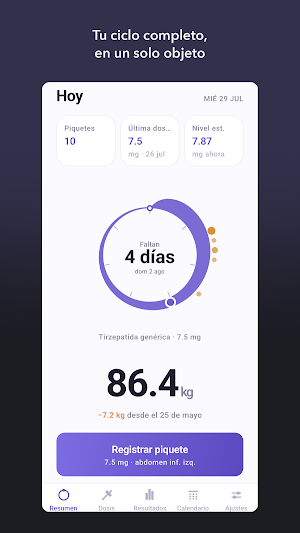Piquetario: GLP-1 y peso Screenshot 0