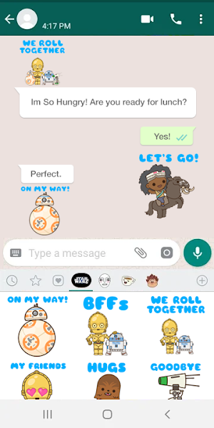 The Rise of Skywalker Stickers Screenshot 1