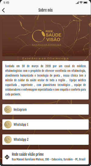 REDE SAUDE VISÃO Screenshot 1