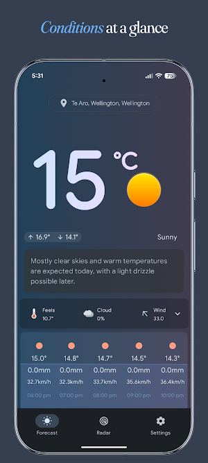 Sunny As – Weather & Radar Screenshot 0