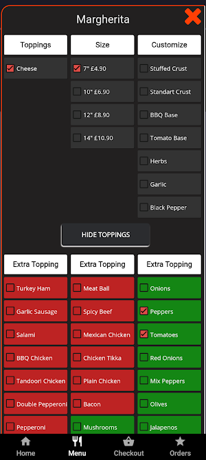 N Joy Pizza Abertillery Screenshot 1
