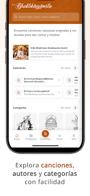 Cancionero Vaiṣṇava Screenshot 1