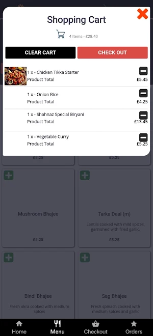 Shahnaz Tandoori Ashburton Screenshot 1