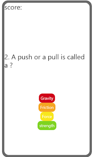 Science Quiz Screenshot 1