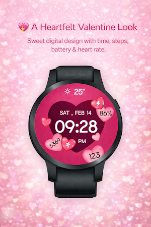 Valentine's Day Wear OS Screenshot 0