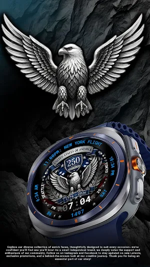 USA 250th Year Watch Face 158 Screenshot 3