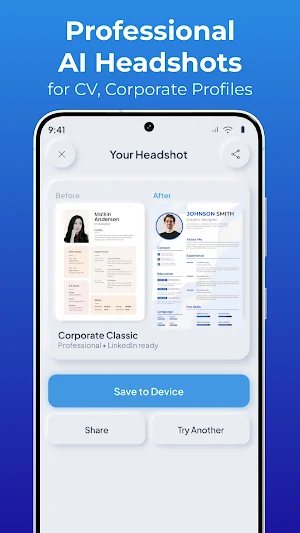 AI Headshot & Profile Photo Screenshot 0