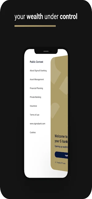 SIGMA BANK AG Mobile Banking Screenshot 3