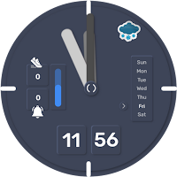 Modern Hybrid Watch Face