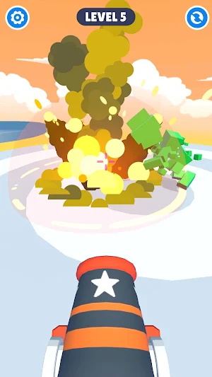 Funny Cannon Zombie 3D Screenshot 2