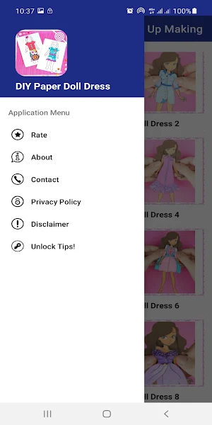 DIY Paper Doll Dress Up Making Screenshot 1