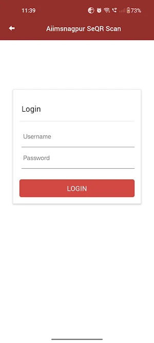 AIIMS Nagpur SeQR Scan Screenshot 1