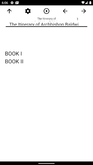Book, The Itinerary of Archbis Screenshot 0