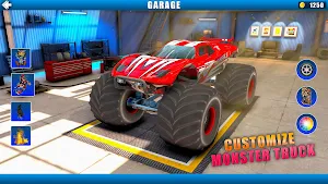 USA Monster Truck Stunt Game Screenshot 1