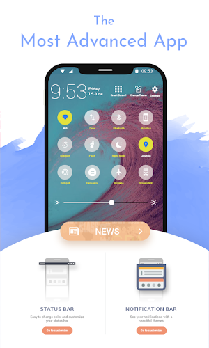 Notification Bar Customization -Status Bar Changer Screenshot 2