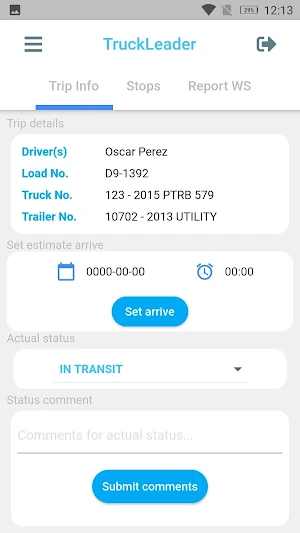 TruckLeader Screenshot 2