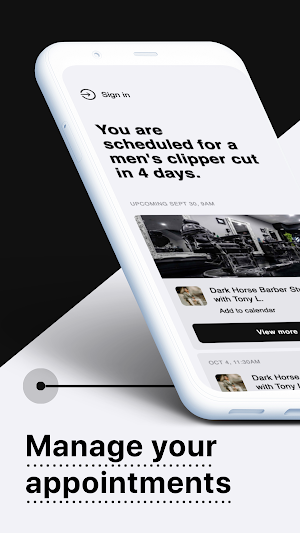 Dark Horse Barber Studio Screenshot 1