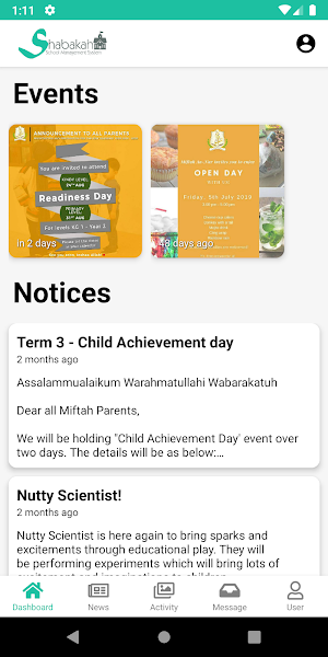 Shabakah - School Management S Screenshot 1