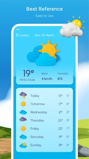 Weather forecast Screenshot 0