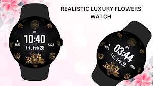 Realistic Luxury Flowers Watch Screenshot 1