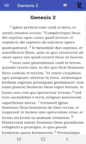 Parallel Latin / English Clementine Vulgate(Trial) Screenshot 3