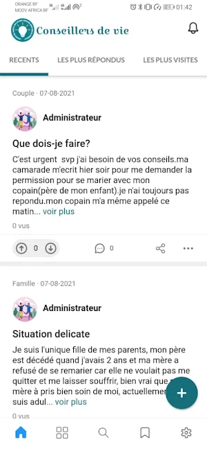 Conseillers de vie : Amour,travail,enfants,couple Screenshot 0